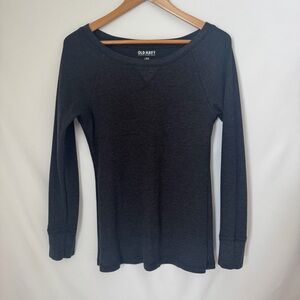Old Navy Charcoal Long Sleeve Shirt